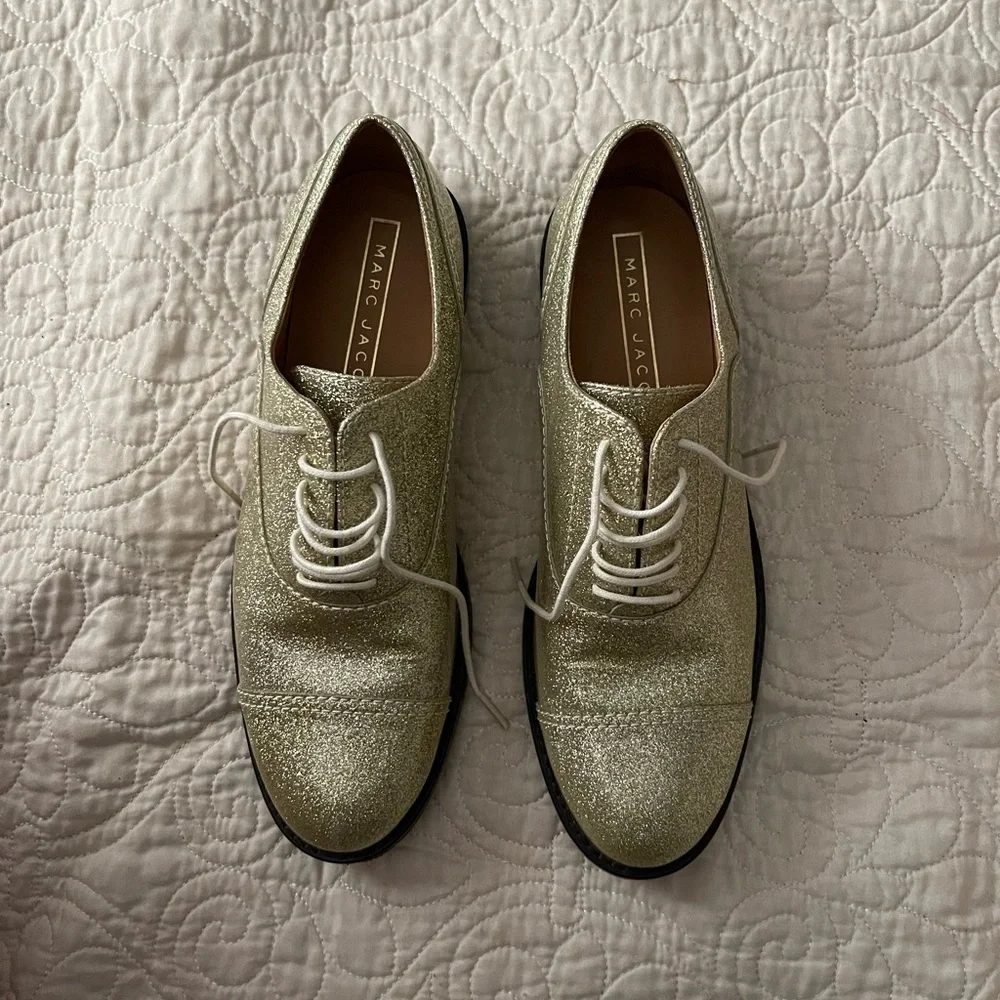 Marc Jacobs Diamond Clinton Oxford Flats Regular. - Picture 5 of 12
